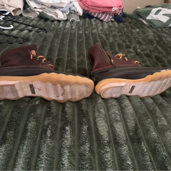 Sperry Dark Brown Leather Boots - Picture 3 of 3